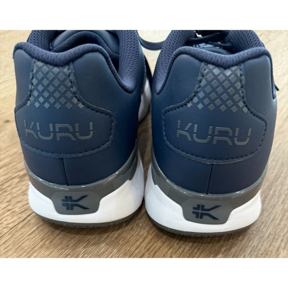 New Men's Kuru Size 10.5 W Navy White Quantum 2 Pain Relief Sneakers - Picture 3 of 5